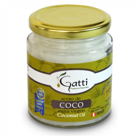 Aceite de Coco Gatti extra virgen 200 g