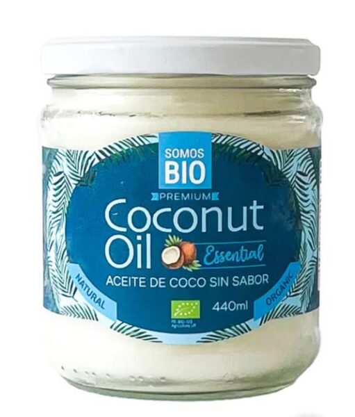 Aceite de Coco Orgánica sin aroma  440 g Somos Bio