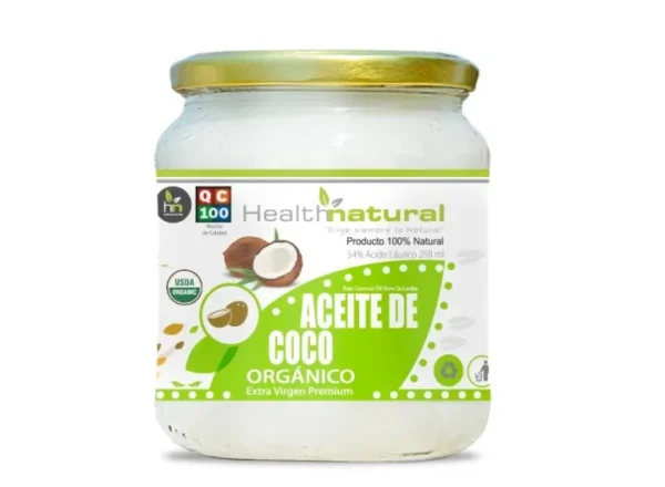 Aceite de Coco Organico 250 ml Health Natural