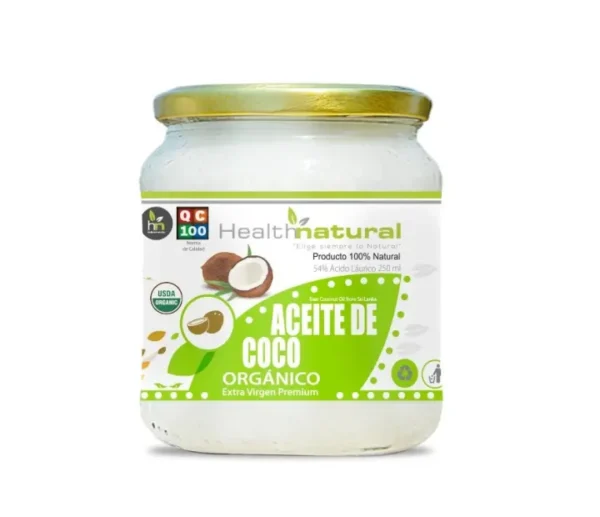 Aceite de Coco Organico 250 ml Health Natural