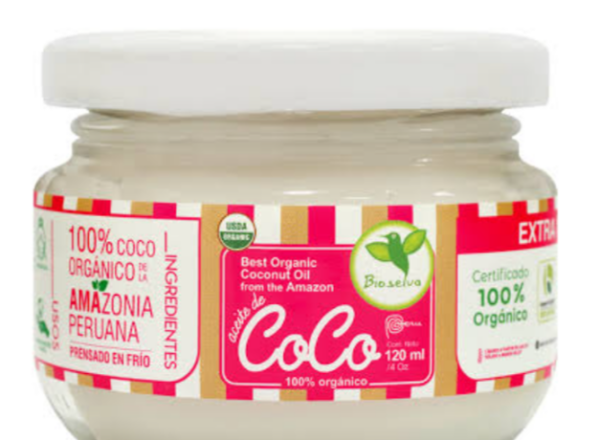 Aceite de Coco Orgánico x 120 ml Bioselva