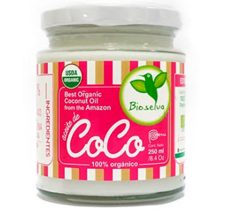 Aceite de Coco Orgánico x 250 ml Bioselva