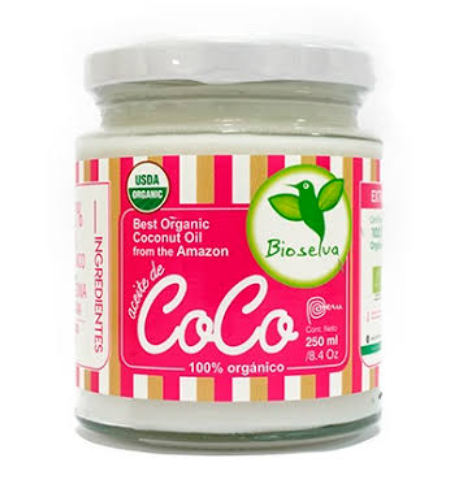 Aceite de Coco Orgánico x 250 ml Bioselva