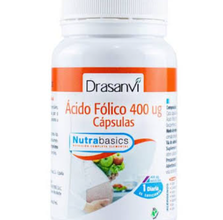 Ácido Fólico 0.4 mg  x 30 Cápsulas  Drasanvi