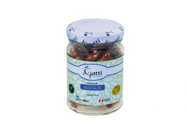 Aguaje 500 mg Gatti 100 cápsulas