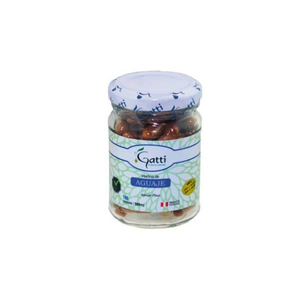 Aguaje 500 mg Gatti 100 cápsulas