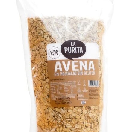 Avena en hojuelas sin gluten x 800g La Purita