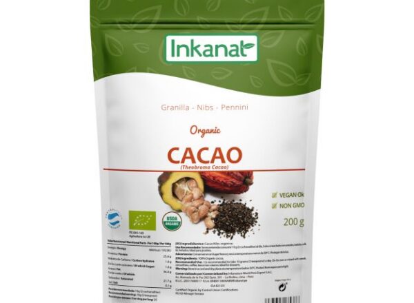 Cacao Amazónico en Nibs x 200 g Inkanat