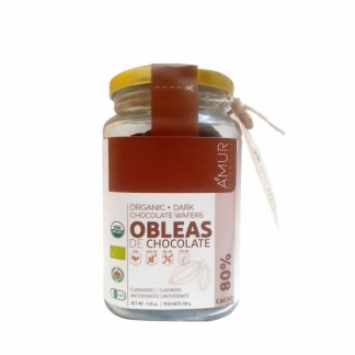 Chocolate wafers obless 80% de cacao 200 gr
