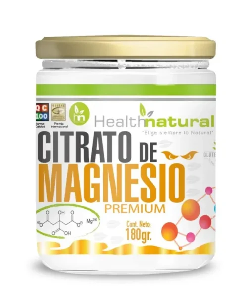 Citrato de Magnesio 180 g  Health Natural