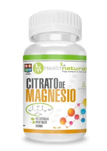 Citrato de Magnesio 500 mg x 90 Cap Health Natural