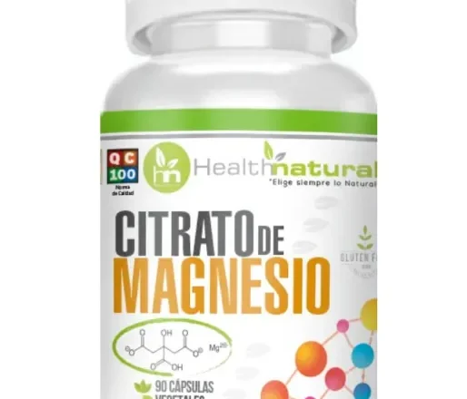 Citrato de Magnesio 500 mg x 90 Cap Health Natural