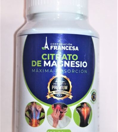 Citrato de Magnesio Brasileño 500 mg x 100 cápsulas Coorporación Francesa