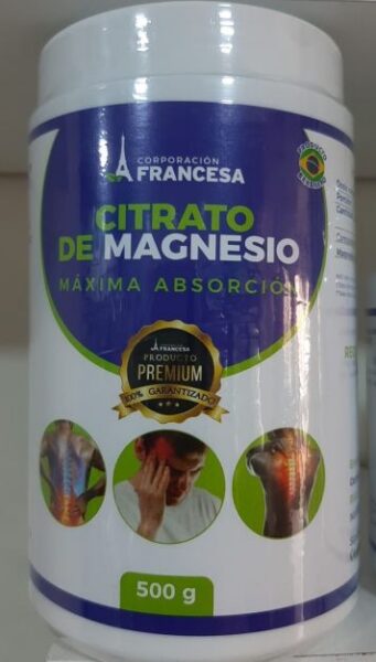 Citrato de Magnesio Brasileño x 500 g Corporación Francesa