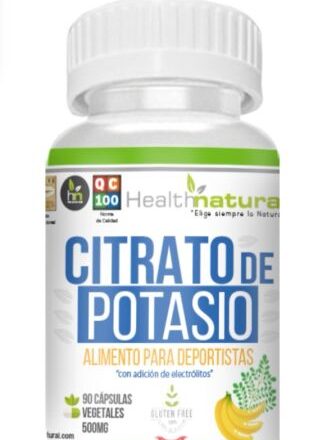 Citrato de Potasio 1000 mg x 90 Capsulas Health Natural