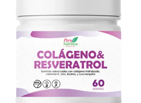 Colàgeno y Resveratrol x 60 Gomitas Peru Nutrition