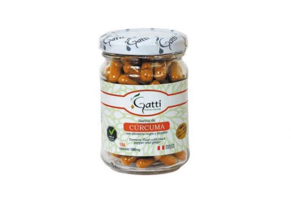 Cúrcuma 500 mg Gatti 100 cápsulas
