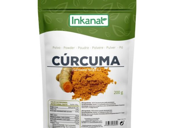 Cúrcuma en polvo x 200 g Inkanat