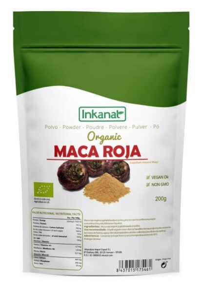Maca Roja 500 mg  x 100 Cápsulas Inkanat