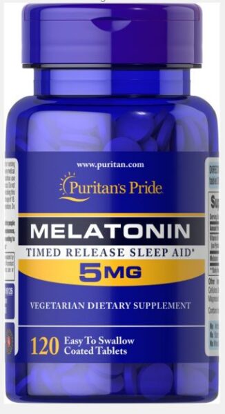 Melatonina 3 mg x 120 Tabletas Puritans Pride