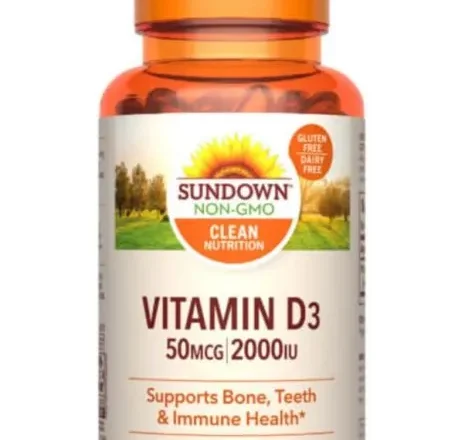 Vitamina D3  125 mcg (5000 IU) 200 Softgels Puritans Pride